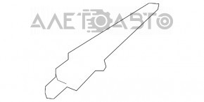 Left windshield wiper seal for Lexus RX350 RX450h 10-15
