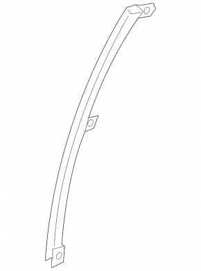 Rear right door glass guide Mitsubishi Eclipse Cross 18-24
