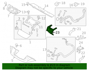Nissan Leaf Charging Port Bracket 18-