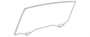 Rear right door glass for Lexus ES250 ES300h ES350 19-26