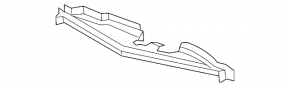 Upper radiator deflector Acura MDX 14-16 prerest