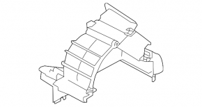 Heater housing bare left Subaru Impreza 17-23 GK