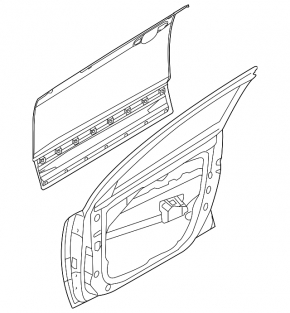 Door assembly front left Kia Niro 23-