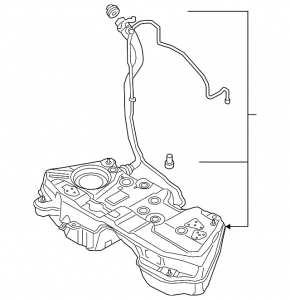 Fuel tank Audi Q5 80A 18-19