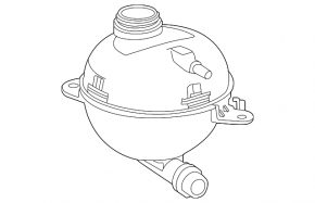 Expansion tank for cooling Chevrolet Equinox EV 24-26