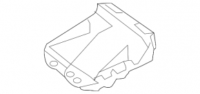 Mercedes GLS-class X166 13-19 lane monitoring camera on the windshield