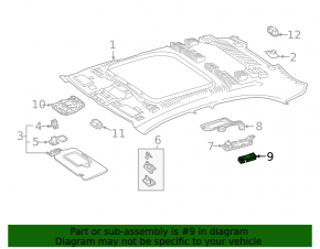 Mercedes H247 GLA 20-26 black rear right light