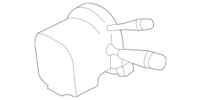 Mercedes C-Class W205 19-21 Black Steering Column Switch