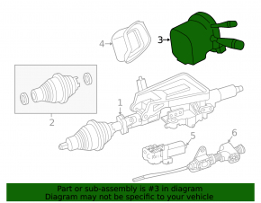 Mercedes C-Class W205 19-21 Black Steering Column Switch