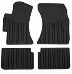 Set of floor mats for Subaru Impreza WRX GH 08-14 rubber, black