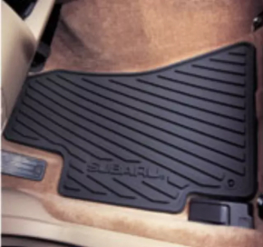 Set of floor mats for Subaru Impreza WRX GH 08-14 rubber, black