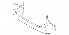 Lincoln Corsair 20-22 Hook-Mounted Front Bumper Reinforcement