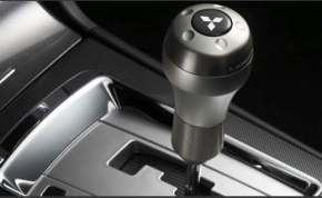 Gear knob Mitsubishi Outlander Sport ASX 10-2425rubber, black, scratches