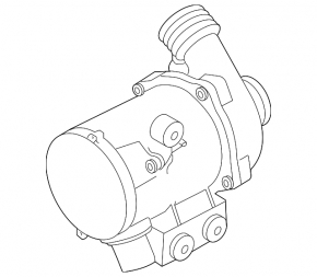 Water pump BMW 5 F10 11-16 3.0T N55 crack in plastic