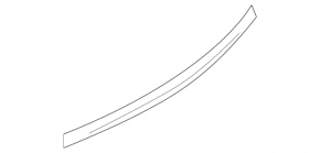 Mercedes GLA 15-20 trunk door molding chrome