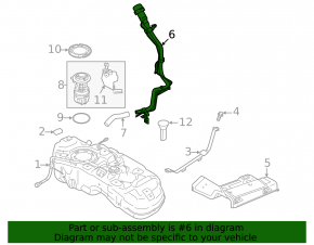 Nissan Rogue 21-24 Fuel Filler Neck