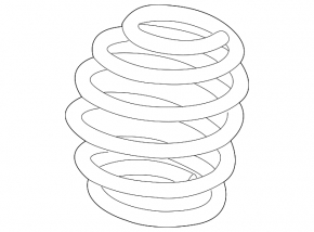 Front right spring Chevrolet Impala 14-19