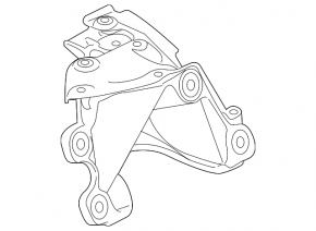 Engine mount bracket right BMW X5 E70 07-12 3.0