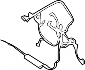 Infiniti FX35 FX45 05-08 rear left door wiring