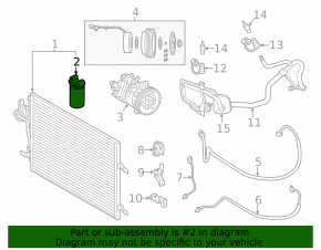 Volvo S60 11-18 Air Conditioner Dehumidifier