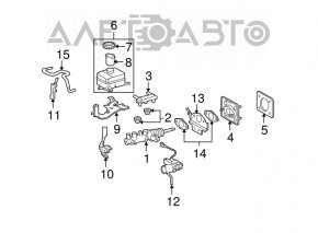 Lexus RX400h 06-08 Brake Master Cylinder