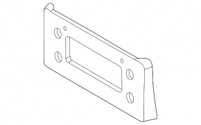 Platform for the front bumper number BMW i4 22-26
