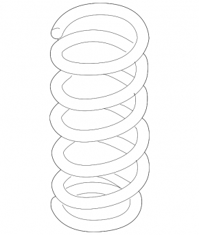 Rear left spring Nissan Murano z52 15-hardness 2 brown rose