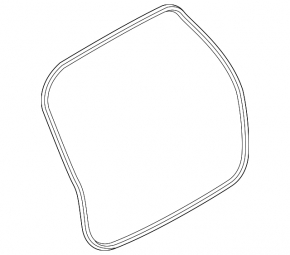 Rubber seal for trunk door Mitsubishi Outlander 16-22 rest