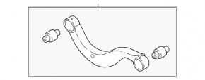 Upper rear left control arm for VW Passat 20-22
