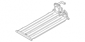 Left upper radiator for the high-voltage battery modules of the BMW 3 G20 21-25 plug-in
