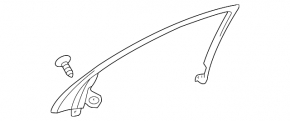 Inner door frame, front right, Lexus GS300 GS350 GS430 GS450h 06-11