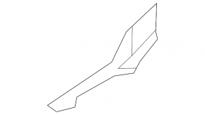 Windscreen wiper seal right Honda HR-V 16-18