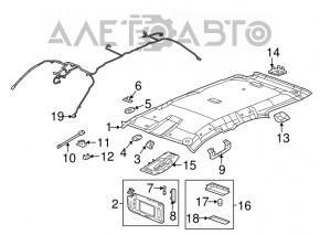 GMC Terrain 10-15 Headliner w/o Sunroof