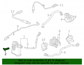 Absorber valve Chevrolet Trailblazer 21-26 1.2T, 1.3T