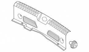 Kia Niro 23-26 PHEV black trunk opening trim