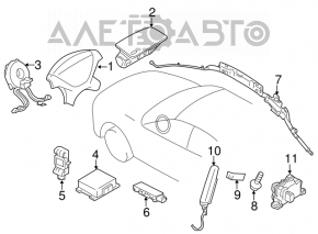 Mitsubishi Galant 2012 Left Door Airbag Sensor