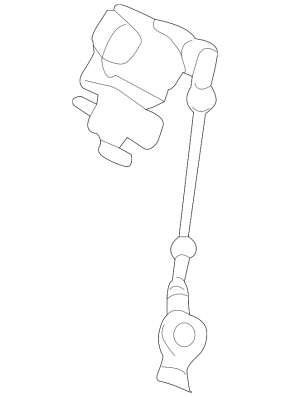 Body height sensor front left Lexus RX300 RX330 RX350 04-09
