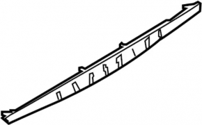 Upper chrome trunk lid trim for Infiniti FX35 FX45 03-06