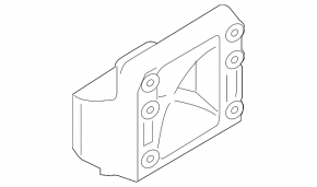 Right Engine Mount Bracket Porsche Cayenne 958 11-17 4.8 Turbo