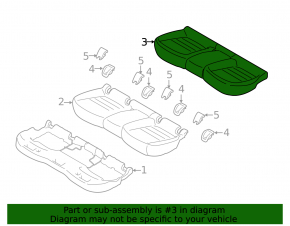 Rear row of seats 2nd row Porsche Macan 15-18 leather beige with heating