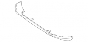 Front Bumper Lip Mercedes W167 GLE 350 450 20-23