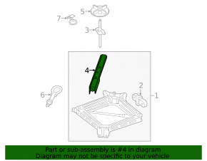 Jack handle Ford Explorer 20-