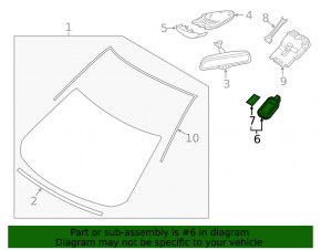 Rain sensor Mazda CX-9 16-19