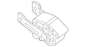 Rear engine mount Nissan Altima 13-18 without bracket