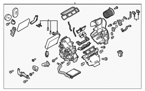 Nissan Rogue Sport 2020-22 Dual Zone Heater Assembly