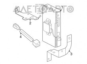 Communication System-Controller Nissan Leaf 13-17