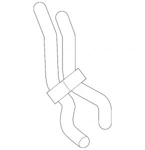 Cooling system pipes VW CC 09-17 2.0