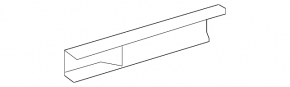Front bumper mount, right fender, VW CC 09-12