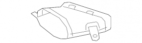 Exhaust tip right Audi A6 C7 16-18 chrome