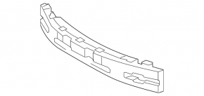Front Bumper Absorber Lexus RX350 RX450h 10-12 prerest